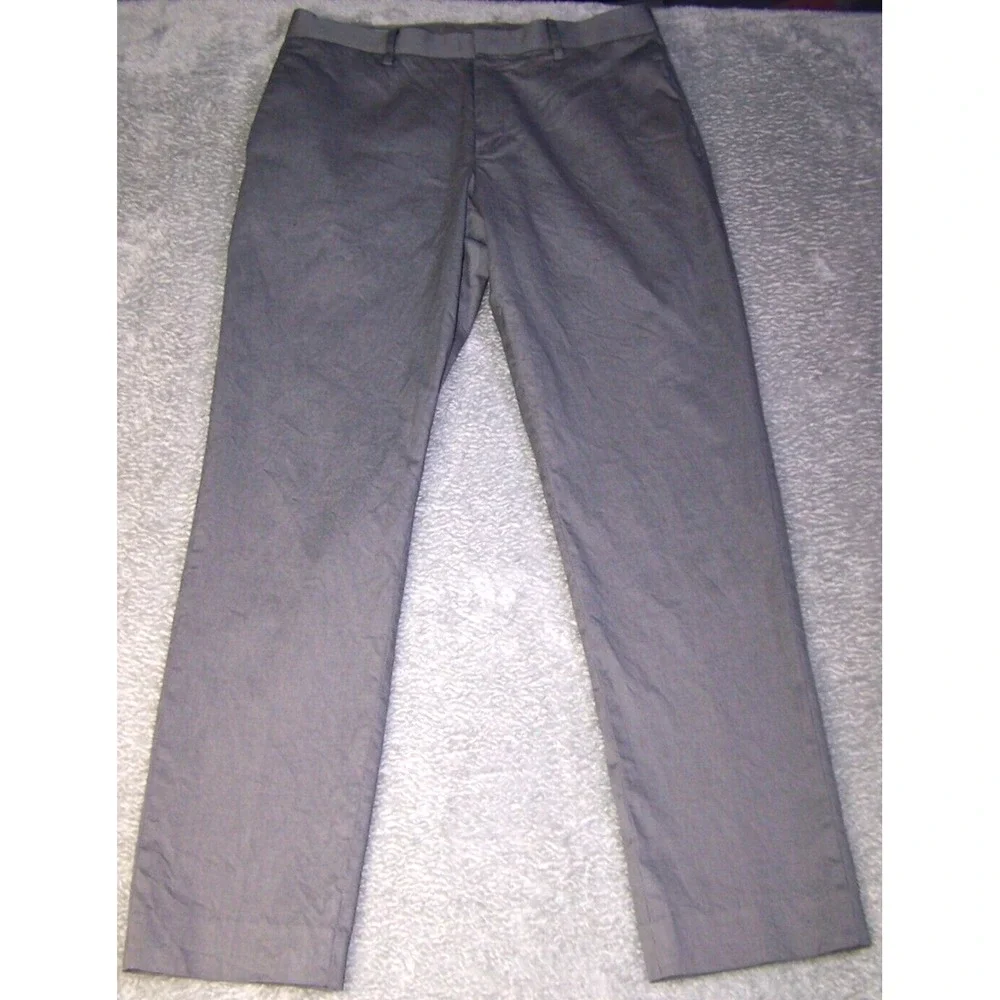 Banana Republic Pants Men's 32X30 Gray Chino Slim Fit‎ Casual Office